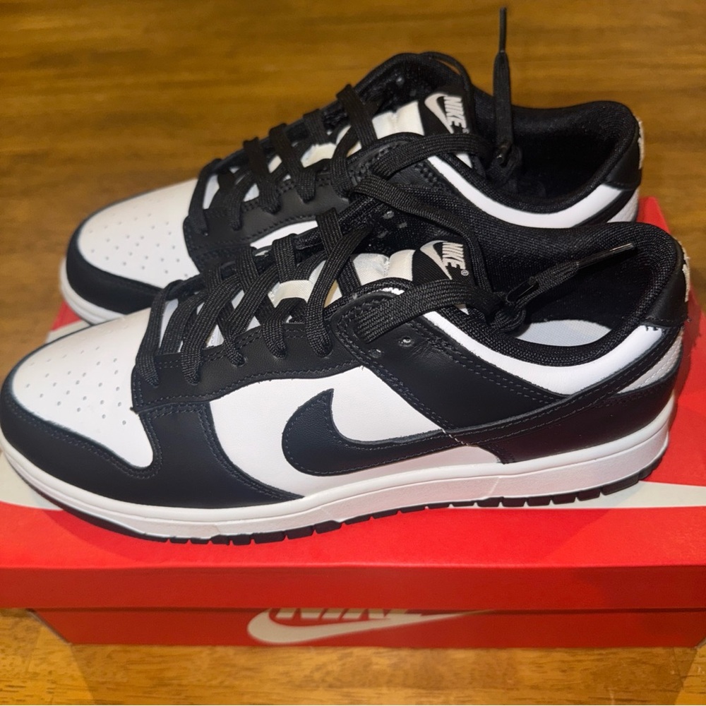 Nike Dunk Retro Low Shoes Panda DD1391-100 Black White Size 10 Men New In Box - Picture 2 of 7